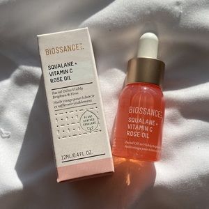 Biossance Squalane + Vitamin C rose oil brand new